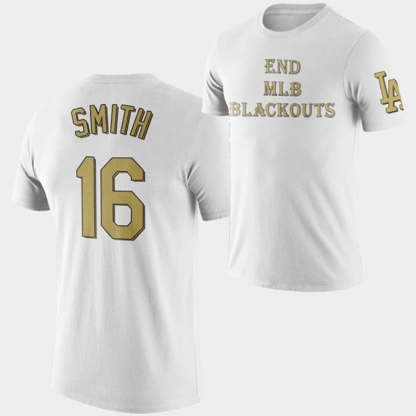 Will Smith #16 End Blackouts Los Angeles Dodgers T...