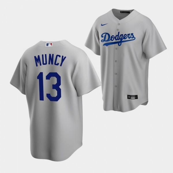 #13 Max Muncy Los Angeles Dodgers Replica 2020 Alt...