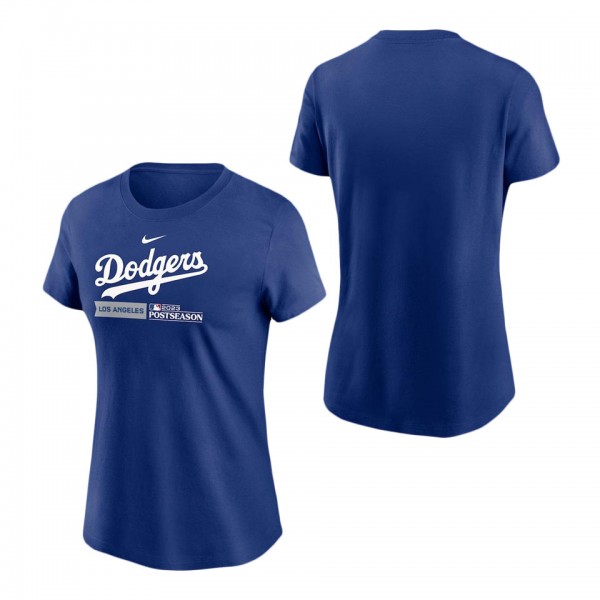 Women's Los Angeles Dodgers Nike Royal 2023 Postse...